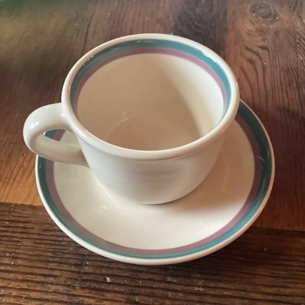 Pfaltzgraff Juniper Vintage Saucers - set of 4